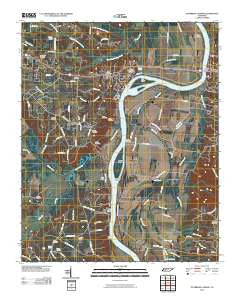 Pittsburg Landing Tennessee Historical topographic map, 1:24000 scale, 7.5 X 7.5 Minute, Year 2010