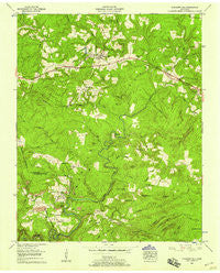 Pleasant Hill Tennessee Historical topographic map, 1:24000 scale, 7.5 X 7.5 Minute, Year 1956