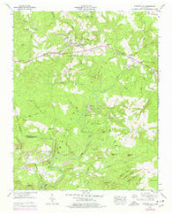 Pleasant Hill Tennessee Historical topographic map, 1:24000 scale, 7.5 X 7.5 Minute, Year 1956