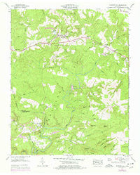 Pleasant Hill Tennessee Historical topographic map, 1:24000 scale, 7.5 X 7.5 Minute, Year 1956