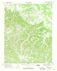 Pleasant Shade Tennessee Historical topographic map, 1:24000 scale, 7.5 X 7.5 Minute, Year 1968