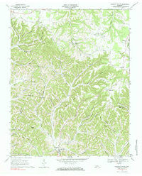 Pleasant Shade Tennessee Historical topographic map, 1:24000 scale, 7.5 X 7.5 Minute, Year 1968