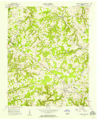 Pleasant View Tennessee Historical topographic map, 1:24000 scale, 7.5 X 7.5 Minute, Year 1957