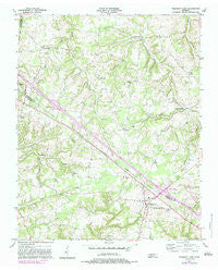 Pleasant View Tennessee Historical topographic map, 1:24000 scale, 7.5 X 7.5 Minute, Year 1957