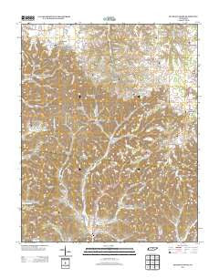 Pleasant Shade Tennessee Historical topographic map, 1:24000 scale, 7.5 X 7.5 Minute, Year 2013