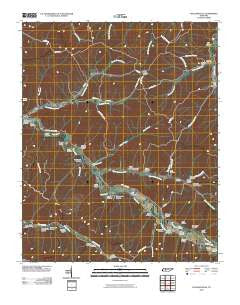 Pleasantville Tennessee Historical topographic map, 1:24000 scale, 7.5 X 7.5 Minute, Year 2010