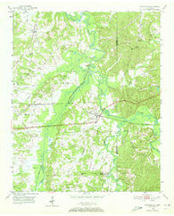 Pocahontas Tennessee Historical topographic map, 1:24000 scale, 7.5 X 7.5 Minute, Year 1950