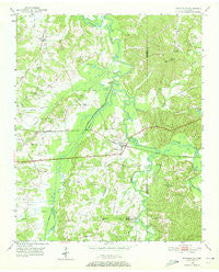 Pocahontas Tennessee Historical topographic map, 1:24000 scale, 7.5 X 7.5 Minute, Year 1950