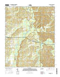 Pocahontas Tennessee Current topographic map, 1:24000 scale, 7.5 X 7.5 Minute, Year 2016