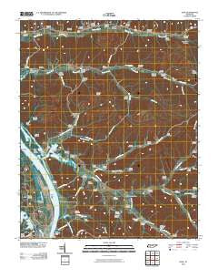 Pope Tennessee Historical topographic map, 1:24000 scale, 7.5 X 7.5 Minute, Year 2010