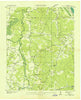 Poplar Creek Tennessee Historical topographic map, 1:24000 scale, 7.5 X 7.5 Minute, Year 1936