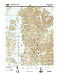 Poplar Creek Tennessee Historical topographic map, 1:24000 scale, 7.5 X 7.5 Minute, Year 2013