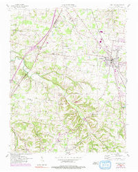 Portland Tennessee Historical topographic map, 1:24000 scale, 7.5 X 7.5 Minute, Year 1956