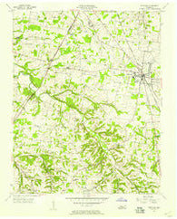 Portland Tennessee Historical topographic map, 1:24000 scale, 7.5 X 7.5 Minute, Year 1956