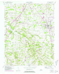 Portland Tennessee Historical topographic map, 1:24000 scale, 7.5 X 7.5 Minute, Year 1956