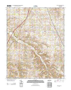 Portland Tennessee Historical topographic map, 1:24000 scale, 7.5 X 7.5 Minute, Year 2013