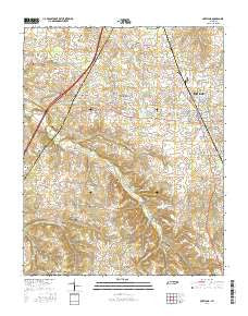 Portland Tennessee Current topographic map, 1:24000 scale, 7.5 X 7.5 Minute, Year 2016