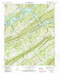 Powder Springs Tennessee Historical topographic map, 1:24000 scale, 7.5 X 7.5 Minute, Year 1952