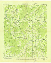 Primm Tennessee Historical topographic map, 1:24000 scale, 7.5 X 7.5 Minute, Year 1936