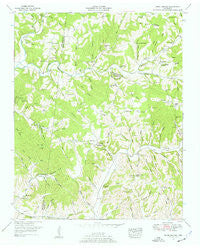 Primm Springs Tennessee Historical topographic map, 1:24000 scale, 7.5 X 7.5 Minute, Year 1951