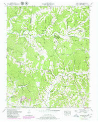 Primm Springs Tennessee Historical topographic map, 1:24000 scale, 7.5 X 7.5 Minute, Year 1951