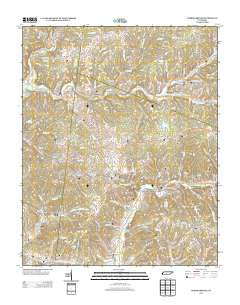 Primm Springs Tennessee Historical topographic map, 1:24000 scale, 7.5 X 7.5 Minute, Year 2013