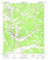 Purdy Tennessee Historical topographic map, 1:24000 scale, 7.5 X 7.5 Minute, Year 1949