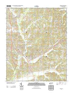 Purdy Tennessee Historical topographic map, 1:24000 scale, 7.5 X 7.5 Minute, Year 2013