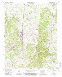 Puryear Tennessee Historical topographic map, 1:24000 scale, 7.5 X 7.5 Minute, Year 1950