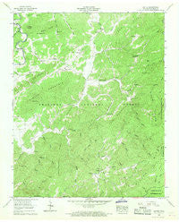 Rafter Tennessee Historical topographic map, 1:24000 scale, 7.5 X 7.5 Minute, Year 1957