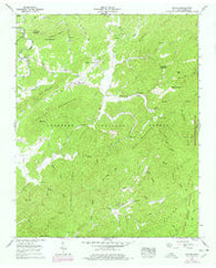 Rafter Tennessee Historical topographic map, 1:24000 scale, 7.5 X 7.5 Minute, Year 1957