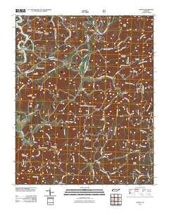 Rafter Tennessee Historical topographic map, 1:24000 scale, 7.5 X 7.5 Minute, Year 2011