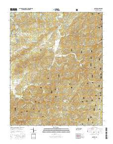 Rafter Tennessee Current topographic map, 1:24000 scale, 7.5 X 7.5 Minute, Year 2016