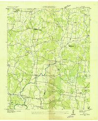 Rally Hill Tennessee Historical topographic map, 1:24000 scale, 7.5 X 7.5 Minute, Year 1936