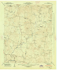 Rally Hill Tennessee Historical topographic map, 1:24000 scale, 7.5 X 7.5 Minute, Year 1947