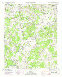 Rally Hill Tennessee Historical topographic map, 1:24000 scale, 7.5 X 7.5 Minute, Year 1947