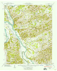 Rankin Tennessee Historical topographic map, 1:24000 scale, 7.5 X 7.5 Minute, Year 1939