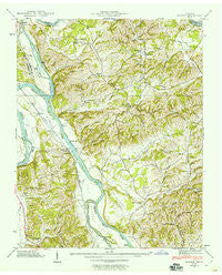Rankin Tennessee Historical topographic map, 1:24000 scale, 7.5 X 7.5 Minute, Year 1939