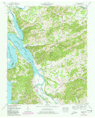 Rankin Tennessee Historical topographic map, 1:24000 scale, 7.5 X 7.5 Minute, Year 1961