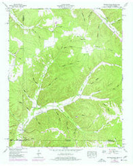 Ransom Stand Tennessee Historical topographic map, 1:24000 scale, 7.5 X 7.5 Minute, Year 1950