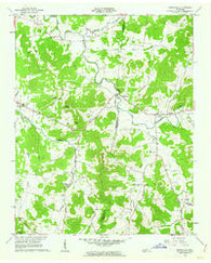 Readyville Tennessee Historical topographic map, 1:24000 scale, 7.5 X 7.5 Minute, Year 1962