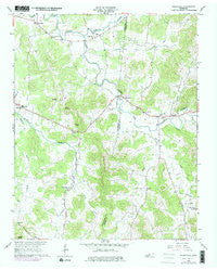 Readyville Tennessee Historical topographic map, 1:24000 scale, 7.5 X 7.5 Minute, Year 1962