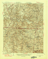 Red Boiling Springs Tennessee Historical topographic map, 1:62500 scale, 15 X 15 Minute, Year 1931