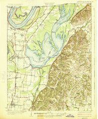 Reelfoot Lake Tennessee Historical topographic map, 1:62500 scale, 15 X 15 Minute, Year 1925