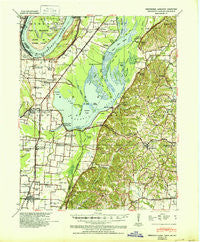 Reelfoot Lake Tennessee Historical topographic map, 1:62500 scale, 15 X 15 Minute, Year 1939