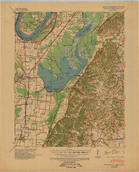 Reelfoot Lake Tennessee Historical topographic map, 1:62500 scale, 15 X 15 Minute, Year 1939