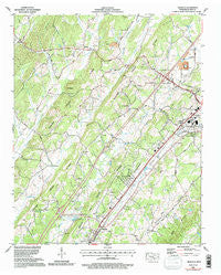 Riceville Tennessee Historical topographic map, 1:24000 scale, 7.5 X 7.5 Minute, Year 1964