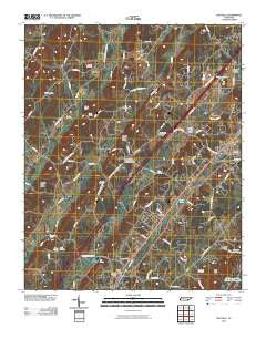 Riceville Tennessee Historical topographic map, 1:24000 scale, 7.5 X 7.5 Minute, Year 2010
