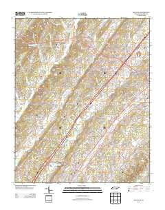 Riceville Tennessee Historical topographic map, 1:24000 scale, 7.5 X 7.5 Minute, Year 2013