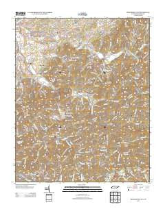 Richardson Cove Tennessee Historical topographic map, 1:24000 scale, 7.5 X 7.5 Minute, Year 2013